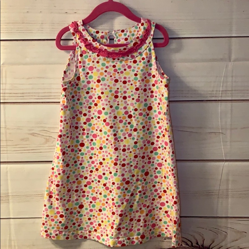 Hanna Andersson 110 (5-6) Aline polka dotted dress